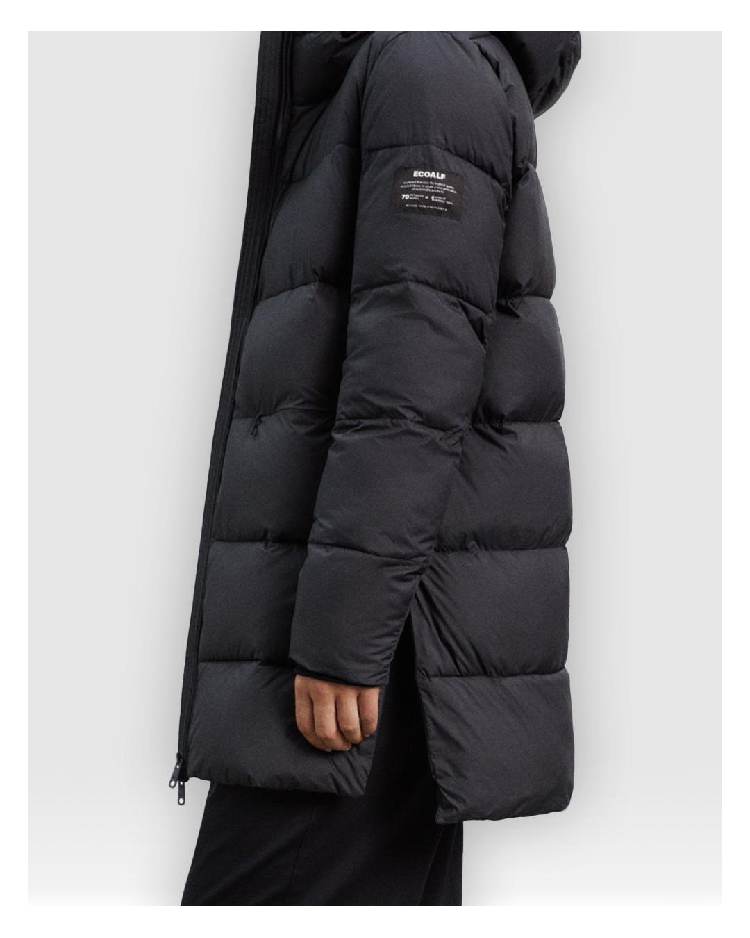 Plumiferos Ecoalf MARANGUALF JACKET WOMAN negro