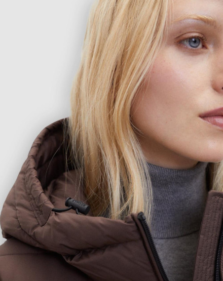 Plumiferos Ecoalf MARANGUALF JACKET WOMAN marrón