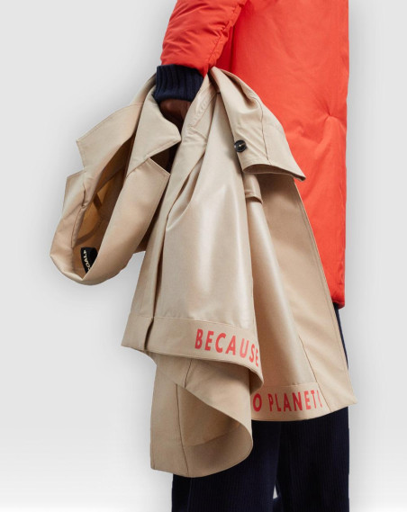 Plumiferos Ecoalf ALBERTALF JACKET WOMAN taupe Plumiferos Ecoalf ALBERTALF JACKET WOMAN taupe