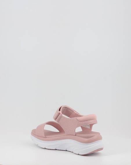 Sandalias Skechers D'LUX WALKER - NEW BLOCK 119226 rosa Sandalias Skechers D'LUX WALKER - NEW BLOCK 119226 rosa