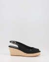 Alpargatas Tommy Hilfiger ICONIC ELBA SLING BACK WEDGE negro Alpargatas Tommy Hilfiger ICONIC ELBA SLING BACK WEDGE negro