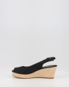 Alpargatas Tommy Hilfiger ICONIC ELBA SLING BACK WEDGE negro Alpargatas Tommy Hilfiger ICONIC ELBA SLING BACK WEDGE negro