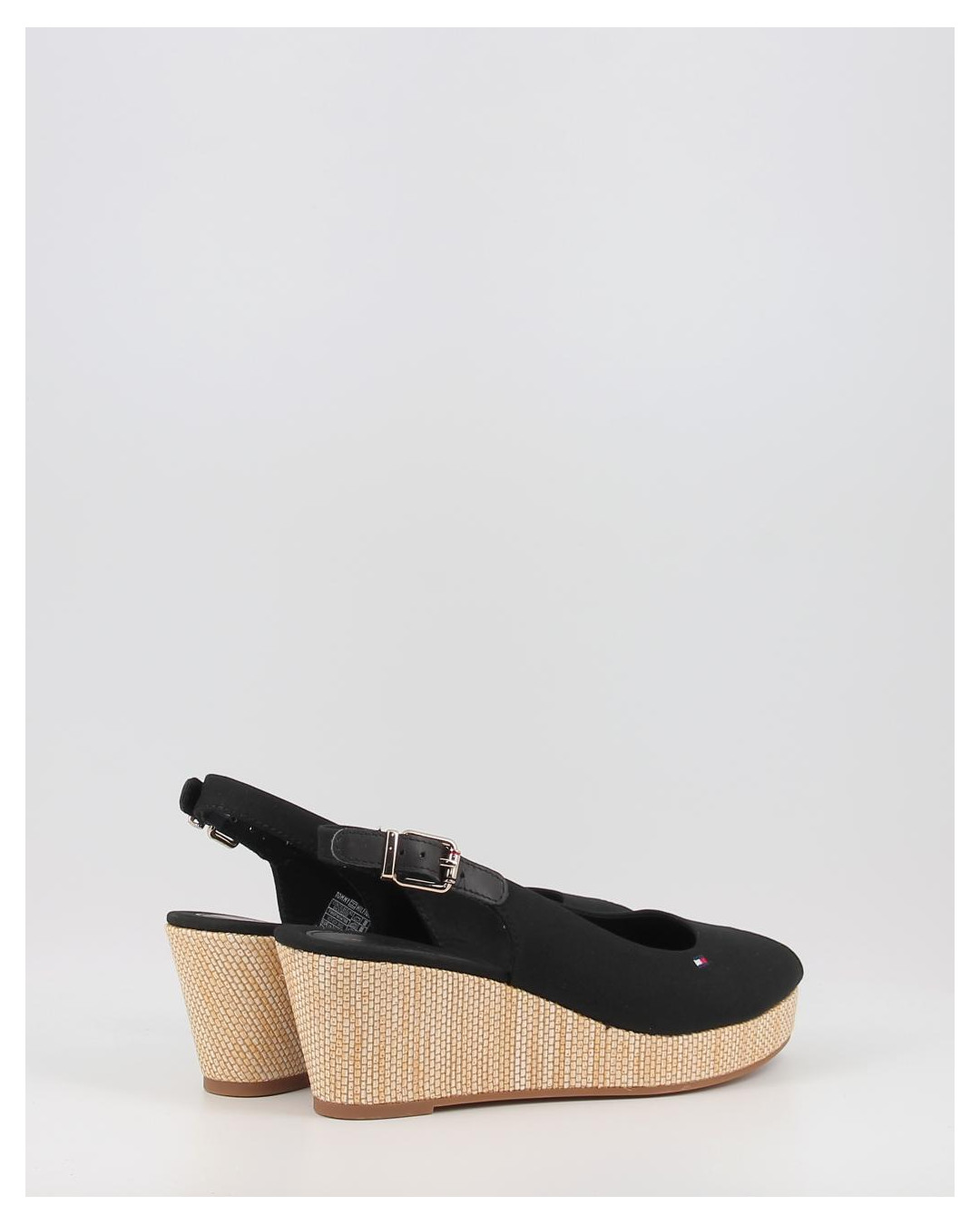 Alpargatas Tommy Hilfiger ICONIC ELBA SLING BACK WEDGE negro