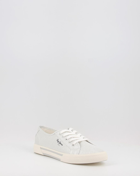 Zapatillas Pepe Jeans BRADY PARTY W PLS31439 Plata Zapatillas Pepe Jeans BRADY PARTY W PLS31439 Plata
