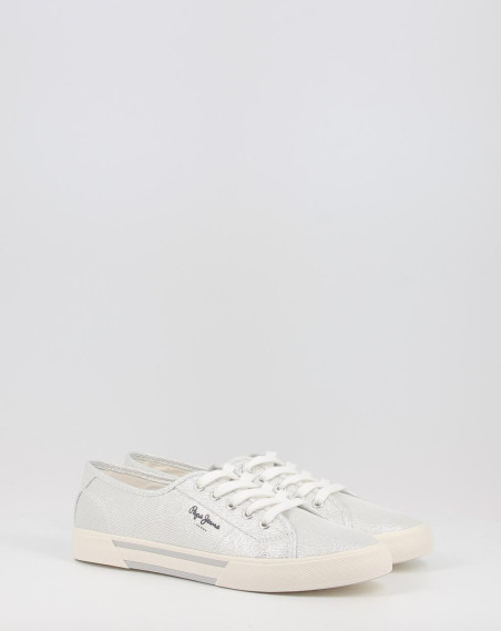 Zapatillas Pepe Jeans BRADY PARTY W PLS31439 Plata Zapatillas Pepe Jeans BRADY PARTY W PLS31439 Plata