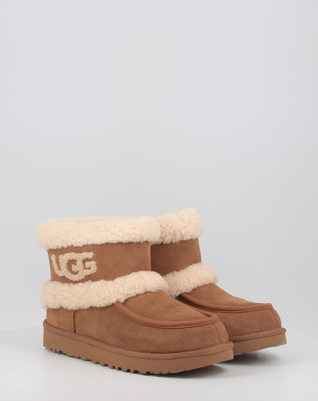 Botas Ugg ULTRA MINI UGG FLUFF Chestnut Botas Ugg ULTRA MINI UGG FLUFF Chestnut