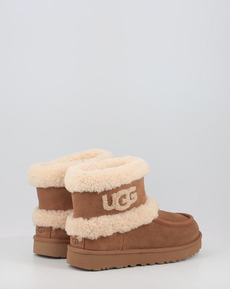 Botas Ugg ULTRA MINI UGG FLUFF Chestnut Botas Ugg ULTRA MINI UGG FLUFF Chestnut
