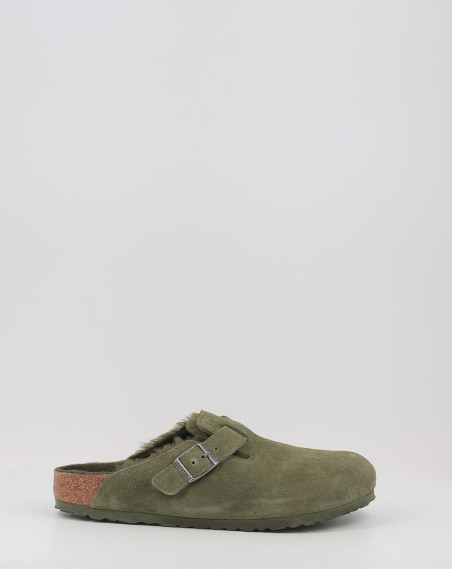 Zuecos Birkenstock BOSTON VL SHEARLING verde Zuecos Birkenstock BOSTON VL SHEARLING verde