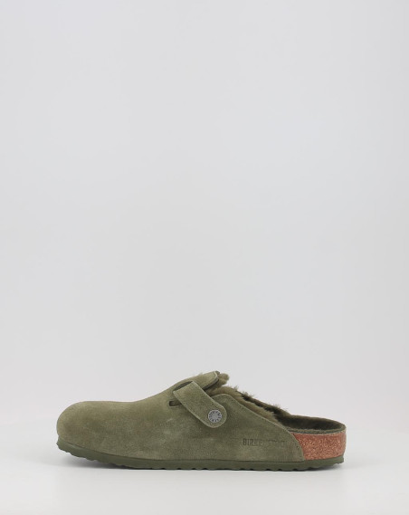 Zuecos Birkenstock BOSTON VL SHEARLING verde Zuecos Birkenstock BOSTON VL SHEARLING verde