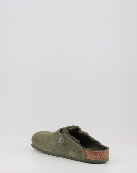 Zuecos Birkenstock BOSTON VL SHEARLING verde Zuecos Birkenstock BOSTON VL SHEARLING verde