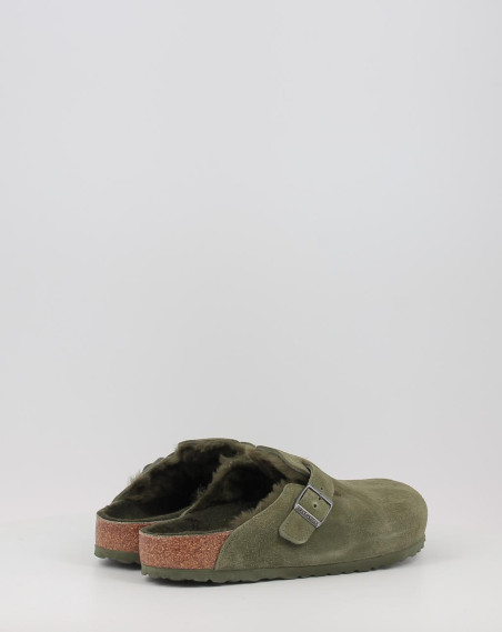 Zuecos Birkenstock BOSTON VL SHEARLING verde Zuecos Birkenstock BOSTON VL SHEARLING verde