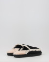 Zuecos Mou SUEDE SLIPPER FULL ESKIMO STITCH negro Zuecos Mou SUEDE SLIPPER FULL ESKIMO STITCH negro