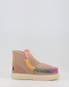 Botas Mou ESKIMO SNEAKER BOLD RAINBOW STITCHING taupe Botas Mou ESKIMO SNEAKER BOLD RAINBOW STITCHING taupe
