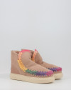Botas Mou ESKIMO SNEAKER BOLD RAINBOW STITCHING taupe Botas Mou ESKIMO SNEAKER BOLD RAINBOW STITCHING taupe