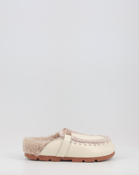 Zuecos Mou WINTER BIO SLIDE - BIG LETTER LOGO blanco Zuecos Mou WINTER BIO SLIDE - BIG LETTER LOGO blanco