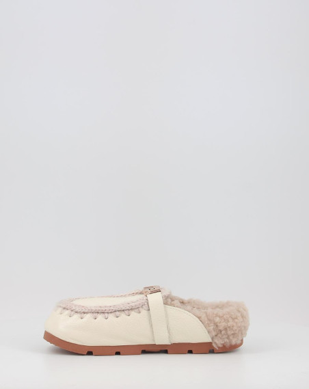Zuecos Mou WINTER BIO SLIDE - BIG LETTER LOGO blanco Zuecos Mou WINTER BIO SLIDE - BIG LETTER LOGO blanco