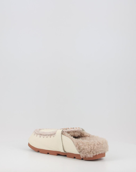 Zuecos Mou WINTER BIO SLIDE - BIG LETTER LOGO blanco Zuecos Mou WINTER BIO SLIDE - BIG LETTER LOGO blanco