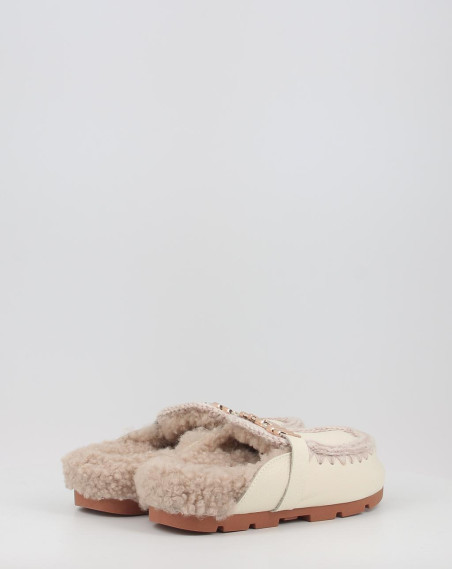 Zuecos Mou WINTER BIO SLIDE - BIG LETTER LOGO blanco Zuecos Mou WINTER BIO SLIDE - BIG LETTER LOGO blanco
