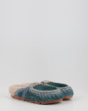 Zuecos Mou WINTER BIO SLIDE LONG HAIR PONYSKIN - LETTER LOGO LHPLAV azul Zuecos Mou WINTER BIO SLIDE LONG HAIR PONYSKIN - LETTER LOGO LHPLAV azul