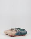 Zuecos Mou WINTER BIO SLIDE LONG HAIR PONYSKIN - LETTER LOGO LHPLAV azul Zuecos Mou WINTER BIO SLIDE LONG HAIR PONYSKIN - LETTER LOGO LHPLAV azul