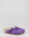 Zuecos Mou WINTER BIO SLIDE LONG HAIR PONYSKIN - LETTER LOGO LHPPUR morado Zuecos Mou WINTER BIO SLIDE LONG HAIR PONYSKIN - LETTER LOGO LHPPUR morado