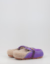 Zuecos Mou WINTER BIO SLIDE LONG HAIR PONYSKIN - LETTER LOGO LHPPUR morado Zuecos Mou WINTER BIO SLIDE LONG HAIR PONYSKIN - LETTER LOGO LHPPUR morado