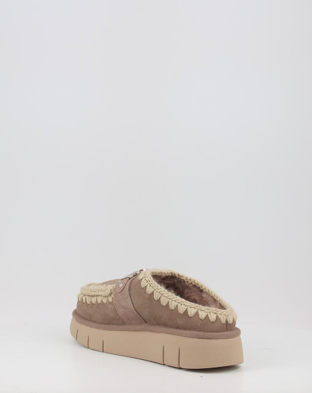 Zuecos Mou BOUNCE CLOG METAL LOGO gris Zuecos Mou BOUNCE CLOG METAL LOGO gris