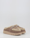 Zuecos Mou BOUNCE CLOG METAL LOGO gris Zuecos Mou BOUNCE CLOG METAL LOGO gris