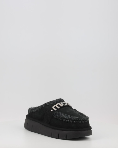Zuecos Mou BOUNCE CLOG METAL LOGO negro Zuecos Mou BOUNCE CLOG METAL LOGO negro