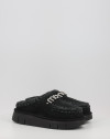 Zuecos Mou BOUNCE CLOG METAL LOGO negro Zuecos Mou BOUNCE CLOG METAL LOGO negro