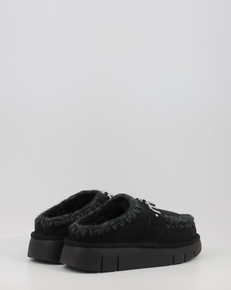 Zuecos Mou BOUNCE CLOG METAL LOGO negro Zuecos Mou BOUNCE CLOG METAL LOGO negro