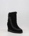 Botas Mou FRENCH TOE WEDGE BACK PATCH CROSS negro Botas Mou FRENCH TOE WEDGE BACK PATCH CROSS negro