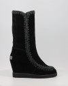 Botas Mou FRENCH TOE WEDGE TALL negro Botas Mou FRENCH TOE WEDGE TALL negro