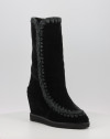 Botas Mou FRENCH TOE WEDGE TALL negro Botas Mou FRENCH TOE WEDGE TALL negro