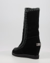Botas Mou FRENCH TOE WEDGE TALL negro Botas Mou FRENCH TOE WEDGE TALL negro