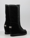 Botas Mou FRENCH TOE WEDGE TALL negro Botas Mou FRENCH TOE WEDGE TALL negro