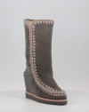 Botas Mou FRENCH TOE WEDGE TALL gris Botas Mou FRENCH TOE WEDGE TALL gris