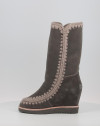 Botas Mou FRENCH TOE WEDGE TALL gris Botas Mou FRENCH TOE WEDGE TALL gris
