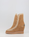 Botas Mou FRENCH TOE WEDGE SHORT cuero Botas Mou FRENCH TOE WEDGE SHORT cuero