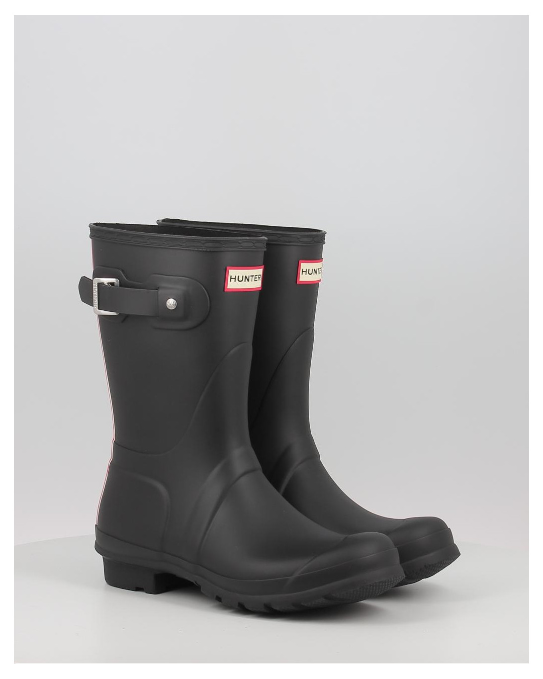 ORIGINAL SHORT HUNTER TRI COLOUR LOGOBACKSTRAP BOOT