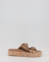 RAFFIA BRAID SANDAL LOGO RAFFIA BRAID SANDAL LOGO