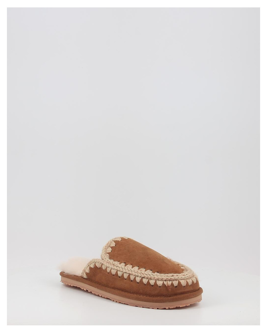 SUEDE SLIPPER FULL ESKIMO STITCH