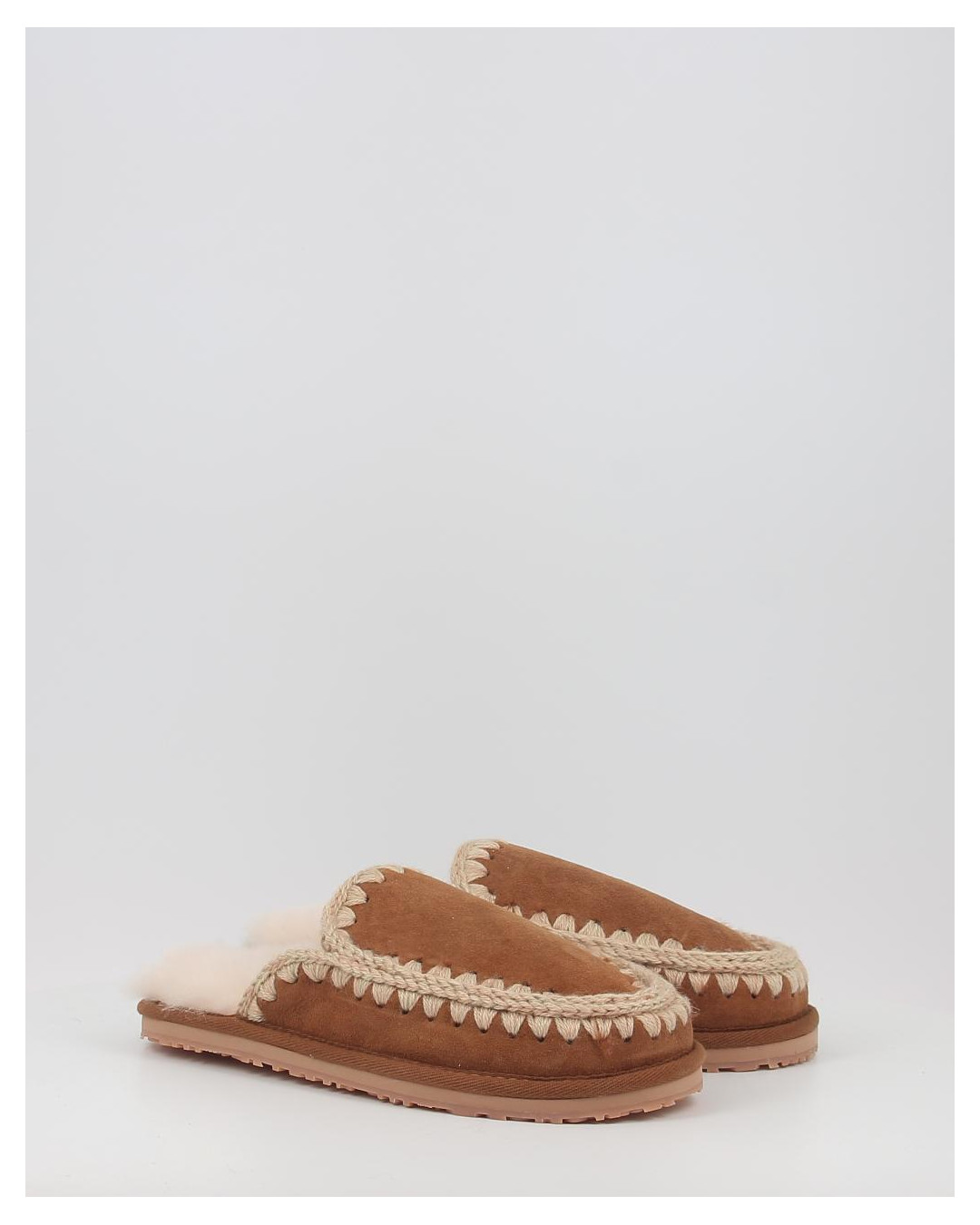 SUEDE SLIPPER FULL ESKIMO STITCH