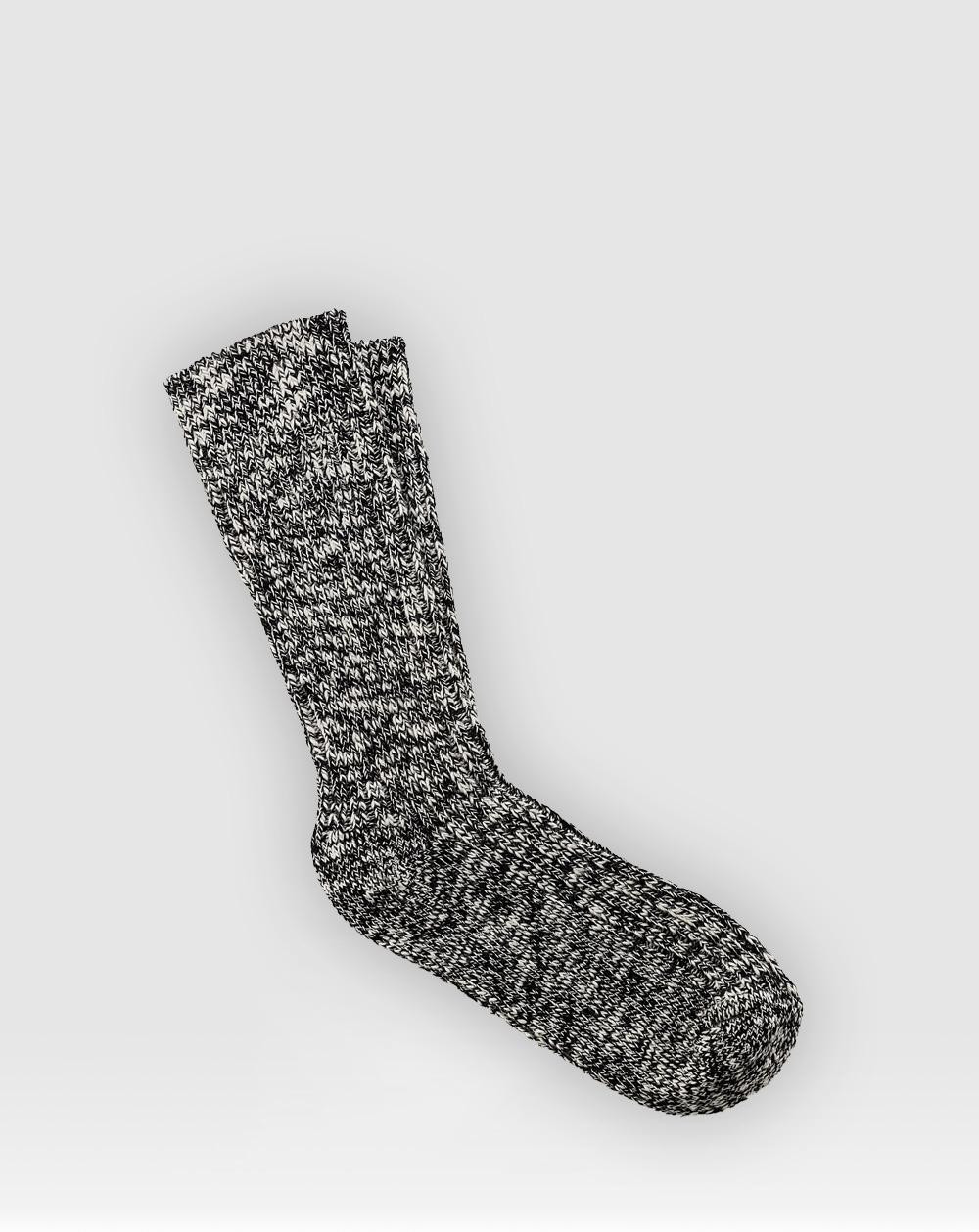 Calcetines Birkenstock COTTON SLUB M negro talla 45