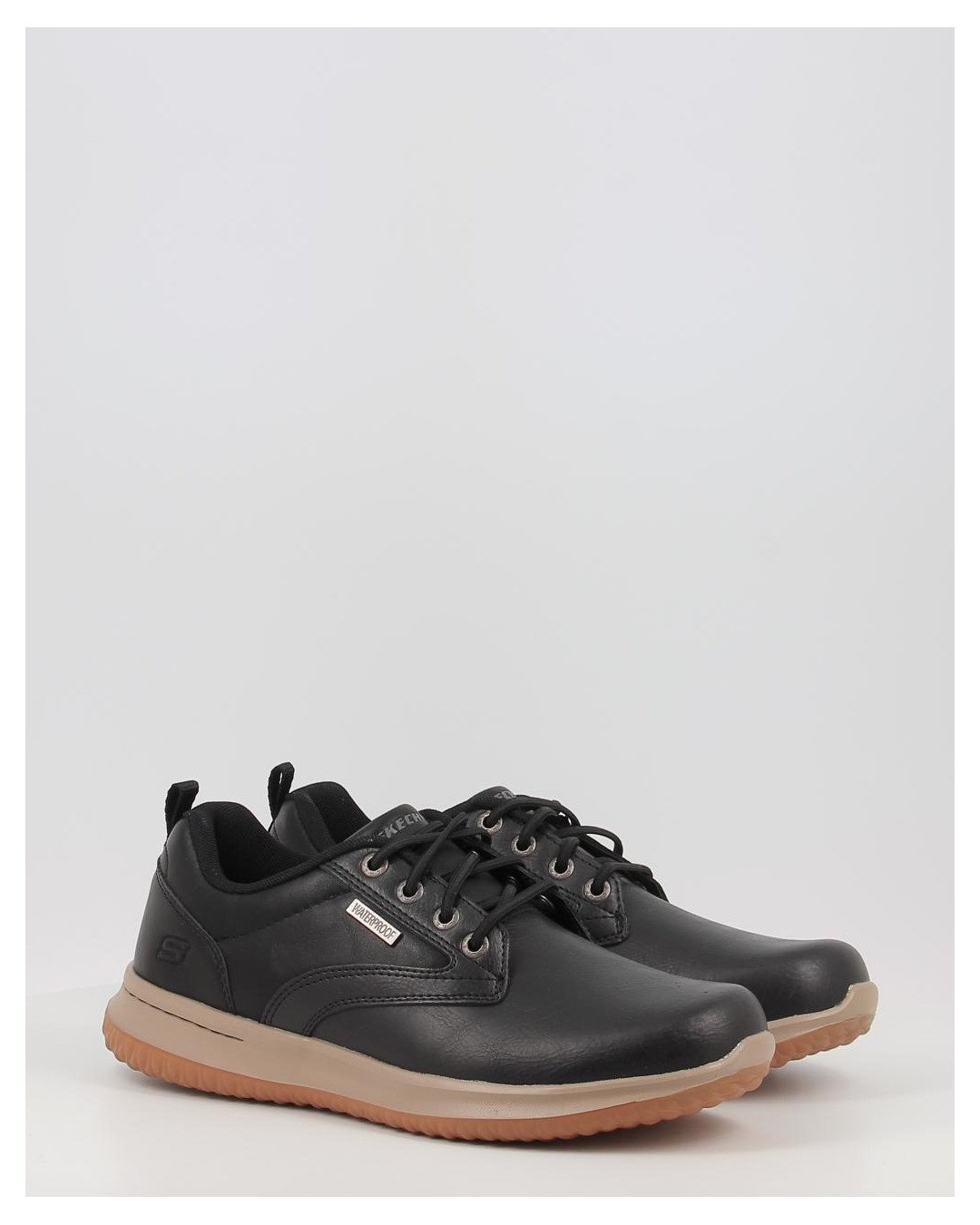 Shops skechers delson antigo black