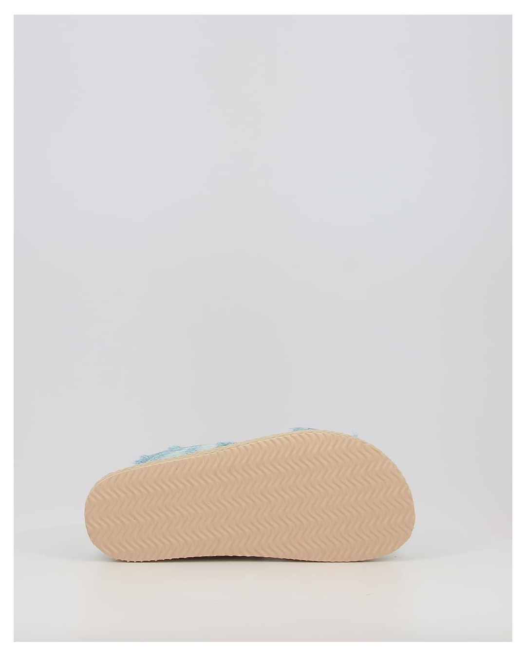 CRISS CROSS ROPE SANDAL PAINTED DENIM