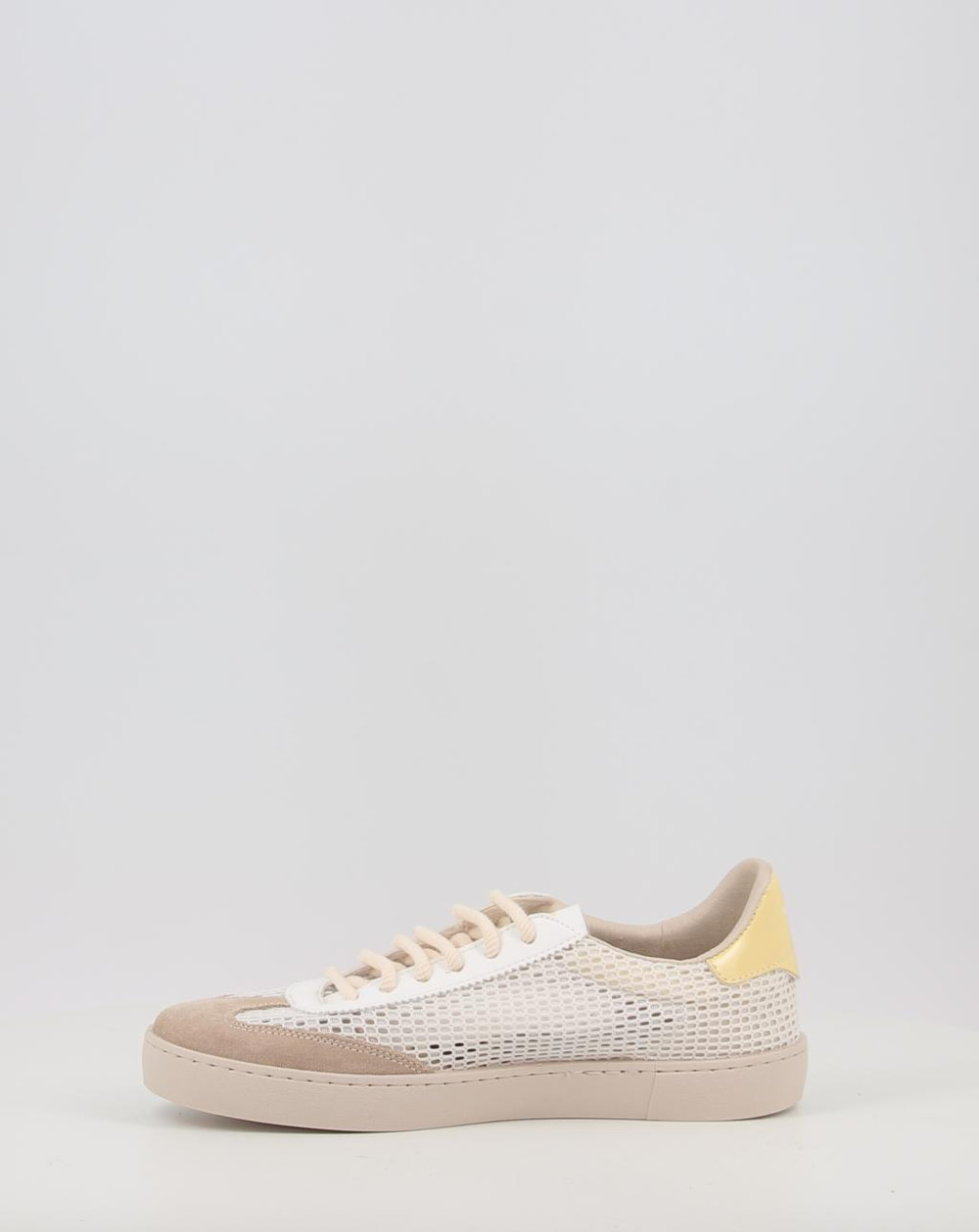 Zapatillas Victoria BERLÍN REJILLA ABIERTA & SERRAJE 1126210 beig talla 38