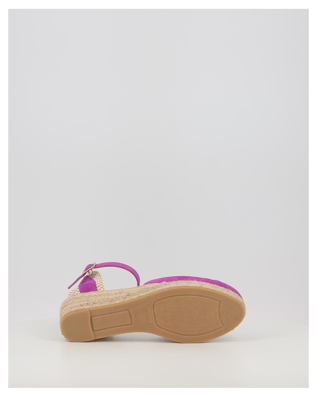 Alpargatas Mujer Alpargatas Color Buganvilla Sandalia Esparto Y Piel Buganvilla- Nuria Cobo