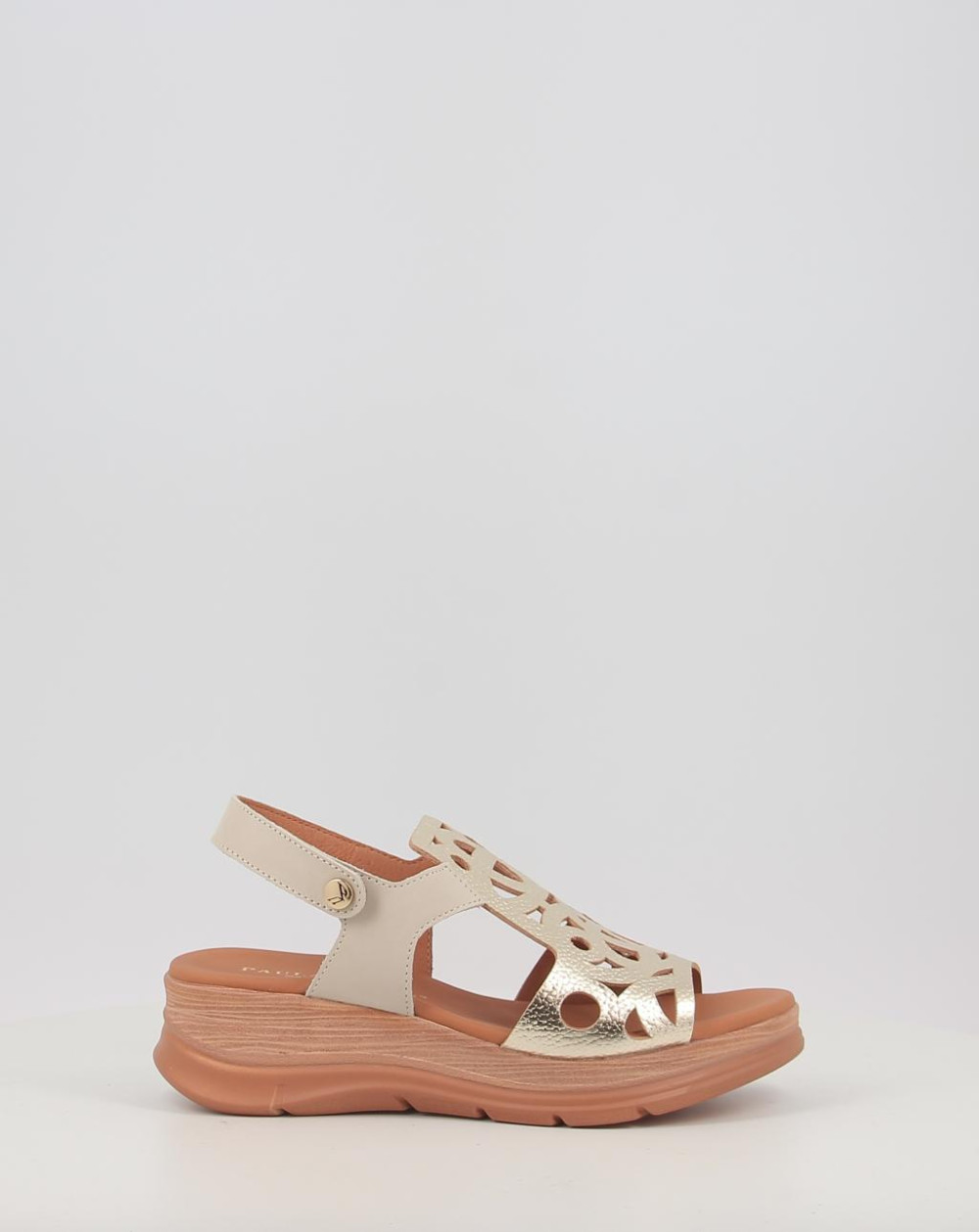 Sandalias Paula Urban 24-727 platino talla 36