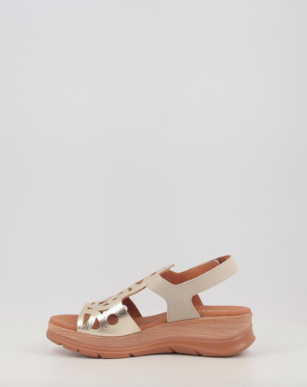 Sandalias Paula Urban 24-727 platino talla 36